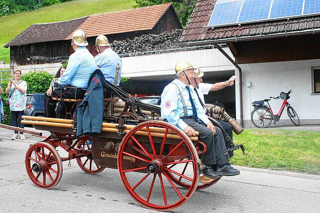 Bild 7: Gute Laune beim Bezirksmusikfest in Lausheim