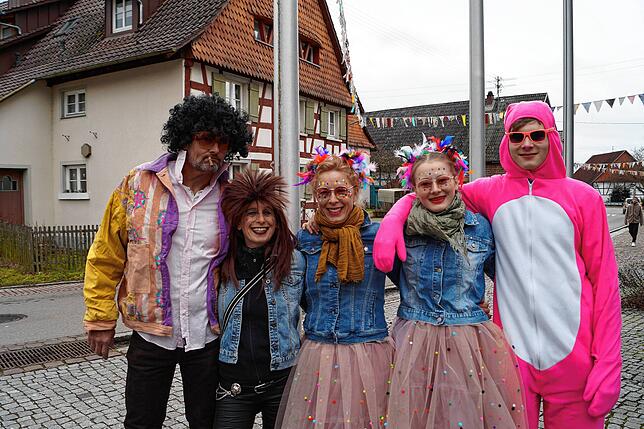 Bild 21: So bunt war der Rathaussturm in Frickingen