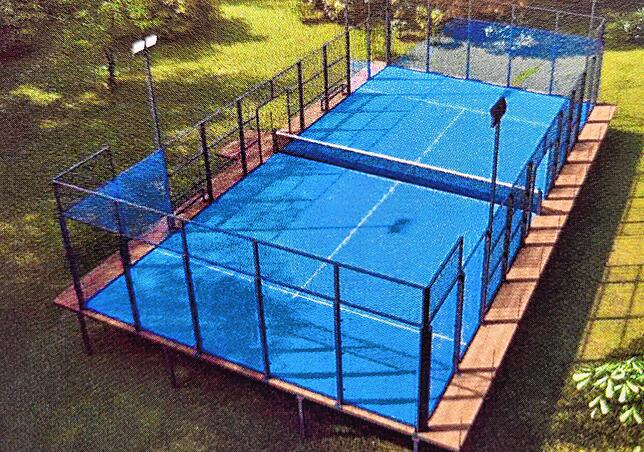 Weltweiter Trendsport: Solche Padel-Anlagen (Entwurf) sollen künftig als neuer Frequenzbringer dienen.