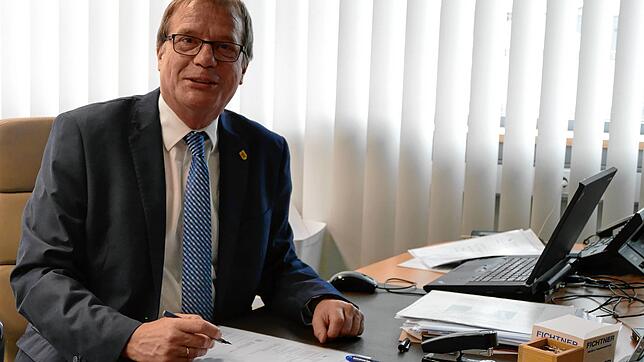 Der amtierende Oberbürgermeister Klaus Eberhardt ist für die kommende Wahl bisher der einzige Kandidat.