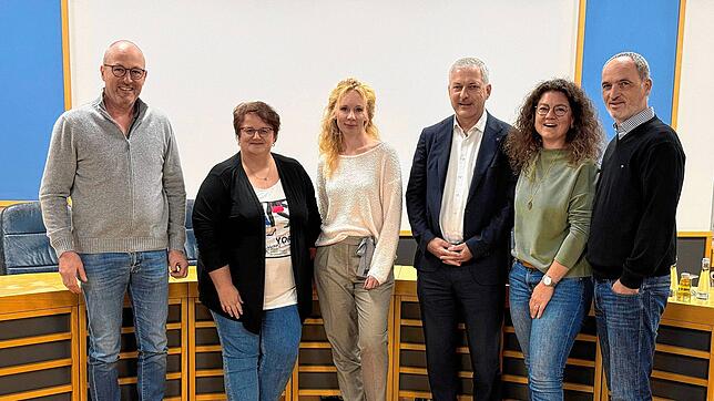 Das neue Organisationskomitee auf Küssaberger Seite (v. l.): Dieter Tritschler, Iris Stritt, Susanne Sonntag, Rainer Illmann, Anja ...