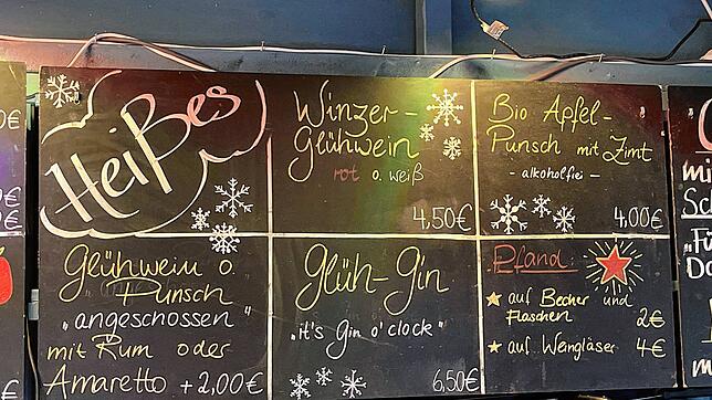 Bild 3: Wo gibt's den günstigsten Glühwein?