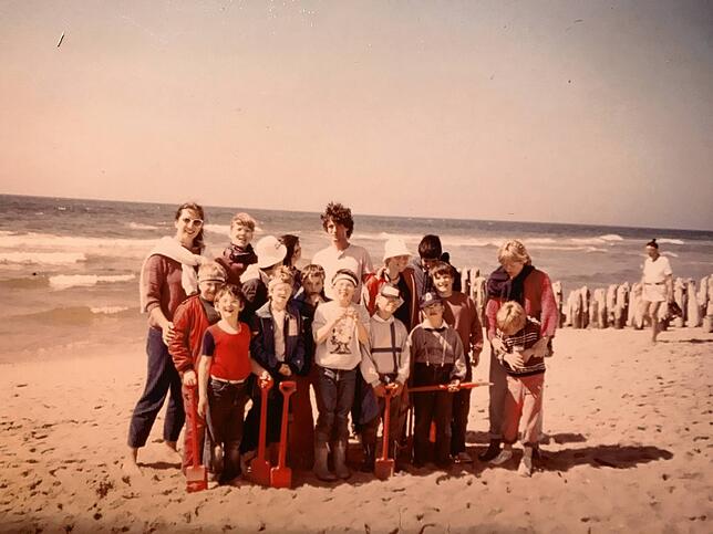Sonnenbergschüler im Schullandheim auf Sylt.