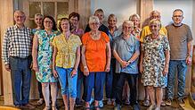 Das Team der Albbrucker Nachbarschaftshilfe blickt nach vorn (von links): Rudolf Eckert, Hildegard Ebner, Elsa Marsahl, Ilse Holzapfel, ...