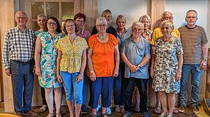 Das Team der Albbrucker Nachbarschaftshilfe blickt nach vorn (von links): Rudolf Eckert, Hildegard Ebner, Elsa Marsahl, Ilse Holzapfel, ...