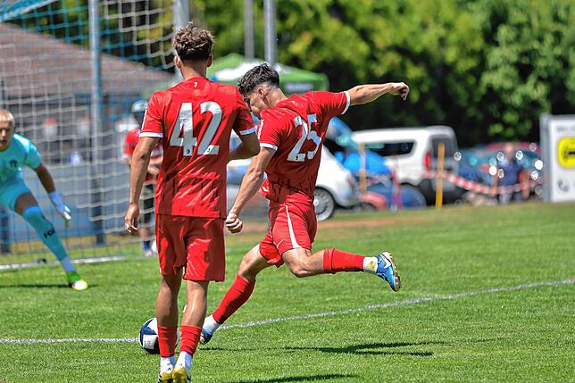 Bild 39: SC Freiburg II gewinnt Test beim FC Erzingen gegen den FC Zürich II mit 6:3 – wir haben Fotos!