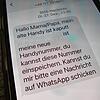 So sehen Betrugs-Versuche tatsächlich aus: Diese SMS hat am 25. Januar 2023 eine Villinger Mutter erhalten. Die Frau hat das sofort als ...