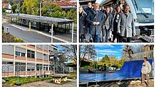 Fahrradparkhaus, neuer Zugbetreiber, alte Schule und neue Halfpipe waren vier von vielen Themen, die Gottmadingen 2022 beschäftigt haben ...