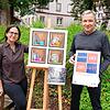 Elena Romanzin und Frank von Düsterlho werden die Ausstellung &bdquo;20/20 QuadrArt&ldquo; mit dem Grand Salon zusammenführen.