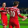 Dritter Sieg im vierten Spiel: Vor der Pause trafen Marvin Kalt (Nr. 10) und Nico Reichardt (rechts) noch nach Belieben für den FC ...
