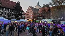Auf dem Muslenplatz wird zum zweiten Kürbisfest im Stadtbezirk Schwenningen wieder allerhand geboten werden. Bild: Gerhard Vetter