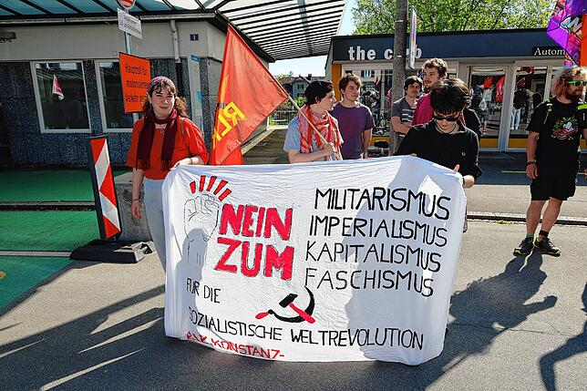 Bild 30: Gemeinsamer Protest am 1. Mai: So gingen Konstanzer und Kreuzlinger auf die Straße