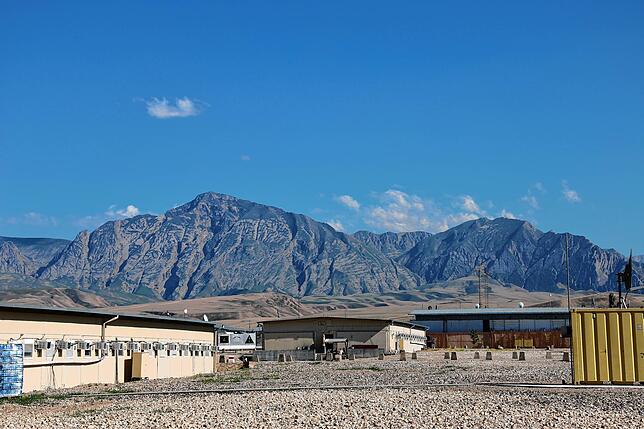 Ein Blick in das Militär-Camp Marmal in der Nähe von Mazar-i-Sharif in Afghanistan.