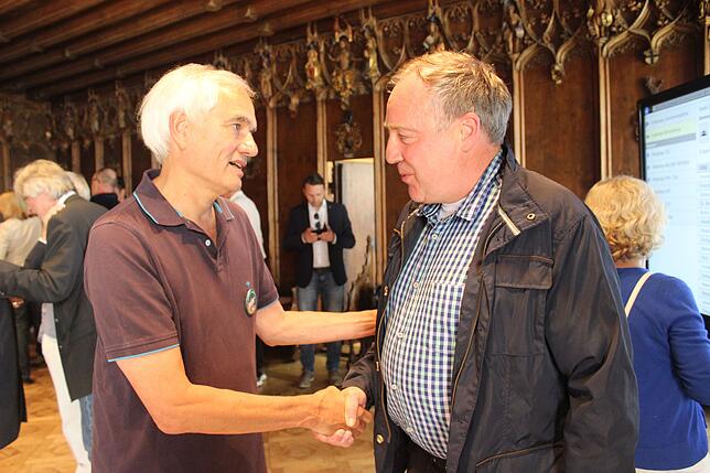 Roland Biniossek (links) und Günter Hornstein.