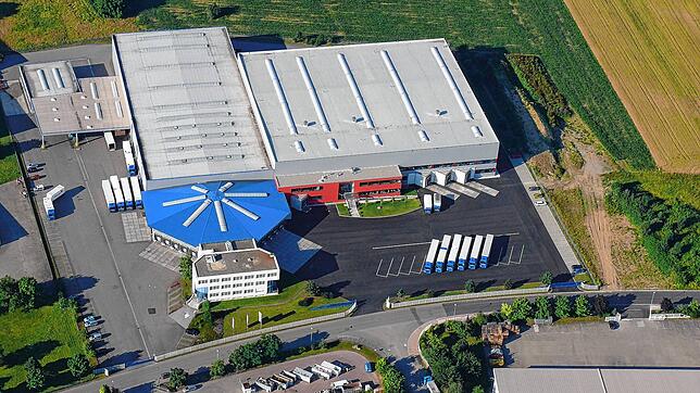 Die Hauptniederlassung von Grieshaber Logistics in Bad Säckingen.