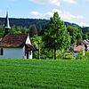 Die Antoniuskapelle oberhalb des Grenzübergangs bei Schloss Rötteln ist einer der Orte der künstlerischen Aktionen der ersten Hochrhein ...