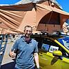 Sieht für manche komisch aus, scheint aber nachgefragt: Peter Roth vom gleichnamigen Autohaus ist begeistert vom Camping auf dem ...