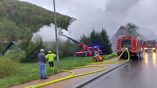 50 Einsatzkräfte der Feuerwehr Jestetten und Klettgau waren vor Ort.
