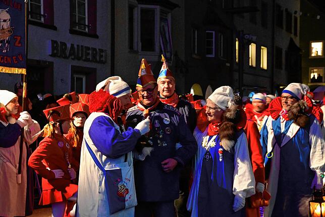 Bild 17: Villinger Fasnet wird mit Feuerwerk am Bickentor begrüßt