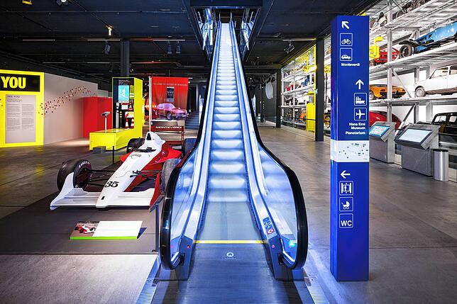 Das Verkehrshaus der Schweiz in Luzern, Halle Straßenverkehr.