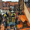 Ein Brand richtet in der Villinger Innenstadt verheerende Schäden an.