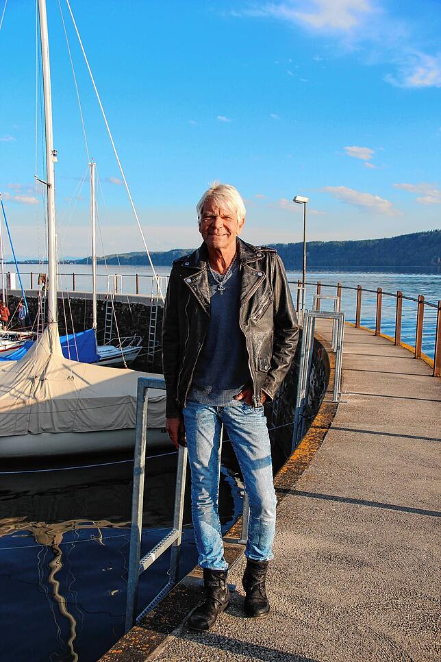 Matthias Reim am Bodensee.