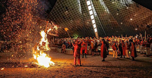 Bild 6: Bilder von der Fasnachtsverbrennung in Radolfzell