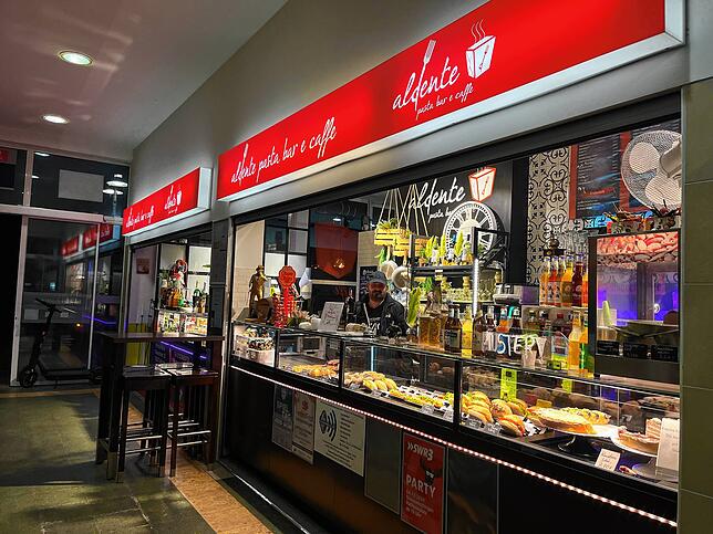 Thomas Rade eröffnet seine zweite Pasta-Bar in Donaueschingen. Hier die Filliale am Bahnhof.
