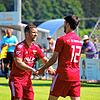 Torschützen unter sich: Andreas Romeo (rechts) traf doppelt gegen Denkingen, Marc Kuczkowski einmal. Dennoch verloren die Überlinger 4:5.