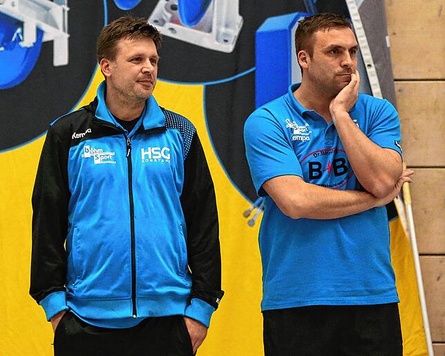 Um die Kaderplanung kümmert sich der Sportliche Leiter der HSG, Andre Melchert (rechts).