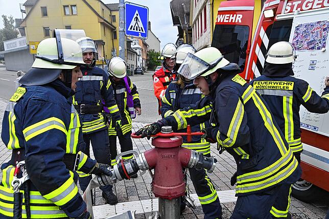 Bild 11: Bilder von der Hauptprobe der Feuerwehr St. Georgen