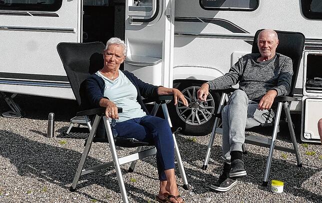 Barbara und Wolfgang Goebels Hagen (Nordrhein Westfalen) sind seit Jahren Stammgäste auf dem Waldshuter Campingplatz, zuletzt an Ostern.