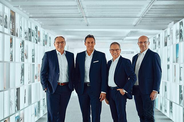 Der Vorstand konnte Hansgrohe stabil durch die Corona-Krise führen (von links): Frank Semling, Hans Jürgen Kalmbach ...