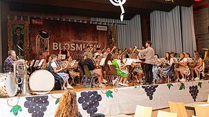 Der Musikverein Wutöschingen (Bild) und weitere Kapellen begeistern in Häusern. Einer der Höhepunkte war ein ganz spezielles ...
