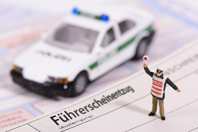 Bußgeldbescheid bei Verkehrskontrolle