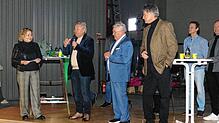 Gründer und Nachfolger in der Leitung der Firma Pajunk bei der Auftaktveranstaltung zum Jahr des 60. Firmengeburtstags (von links): ...