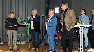 Gründer und Nachfolger in der Leitung der Firma Pajunk bei der Auftaktveranstaltung zum Jahr des 60. Firmengeburtstags (von links): ...