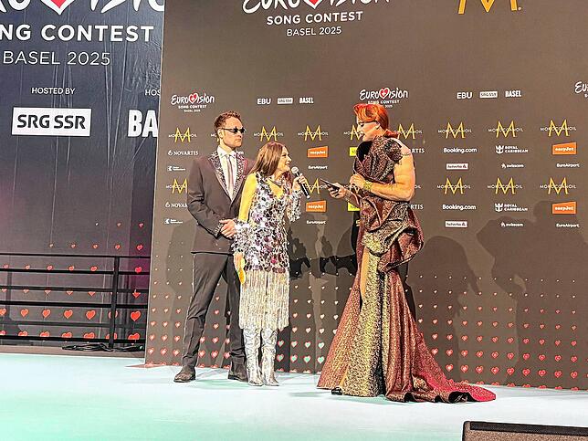 Bild 9: Alle Bilder zur „MET-Gala Europas“ in Basel: So präsentieren sich die ESC-Acts bei der Eröffnungszeremonie