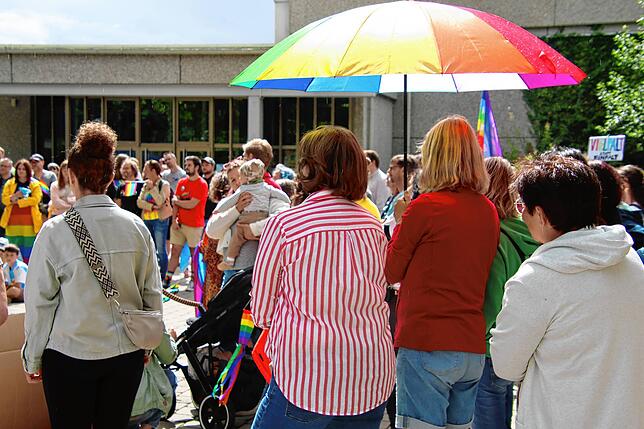 Bild 9: Wutöschingen: So bunt ist Wutöschingen - der erste CSD in Bildern