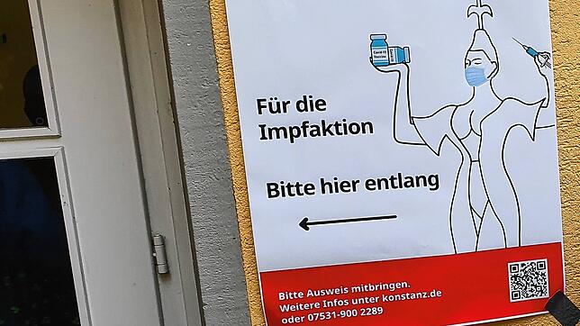 Bild : Zusätzliche Corona-Impfaktionen und Bratwurst mit Kinderpunsch: Wie es in der nächsten Zeit in Konstanz beim Impfen und Boostern weitergeht