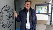 Stephan Muster am Eingang des Marienhauses. Dieses Jahr wird das Pflegeheim auf den Gesundheitscampus ziehen. Hier wird sich Bad ...