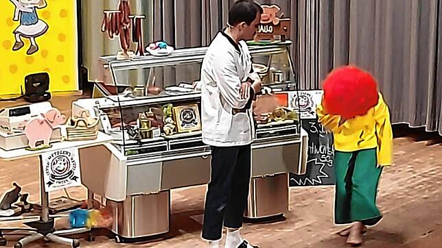 Michael Stoll als Metzgers Fritze und Kerstin Maier als Pumuckl sorgen für jede Menge Gelächter.