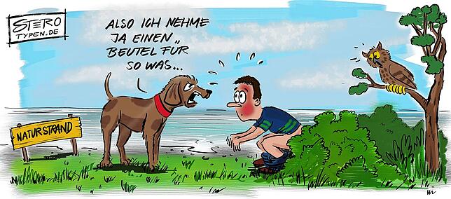 Bild 2: Karikatur der Woche: Überlingen hat sie jetzt, die Halle für jeden Sport und alle Bälle