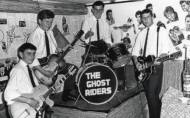 Das waren die Ghostriders nach der Gründung: Hans Bold, Michael Schwendemann, Heinz Grimme und Karl Blaser.