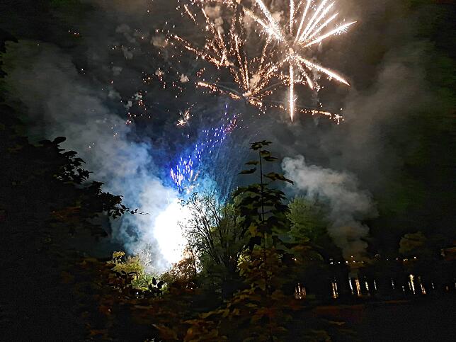 Bild 13: Lampions, Fahnen und Feuerwerk &ndash; So bunt war der Bundesfeiertag in Rheinfelden