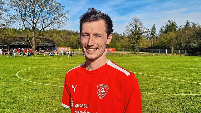 Felix Heuel im Trikot des SC Gottmadingen-Bietingen. Nach der laufenden Saison trennen sich die Wege – vorerst.