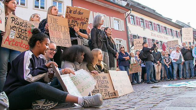 Demonstration von Fridays for Future am 20. September in Waldshut.