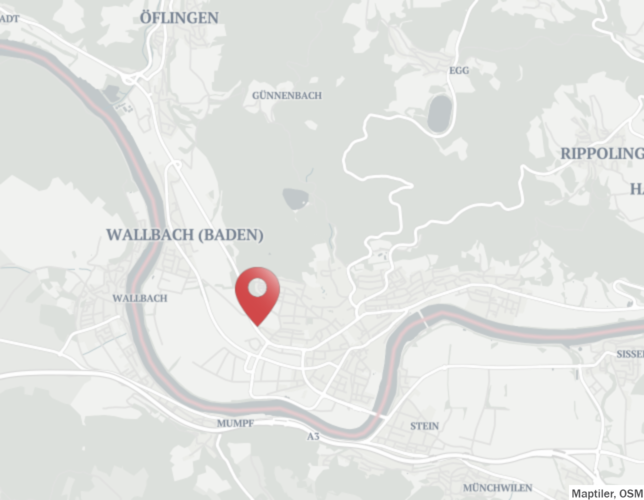 Die B34 zwischen der Abfahrt zum Ortsteil Wallbach und dem Ortseingang Bad Säckingen. Hier kam es am Freitag, 22. September zu einem ...