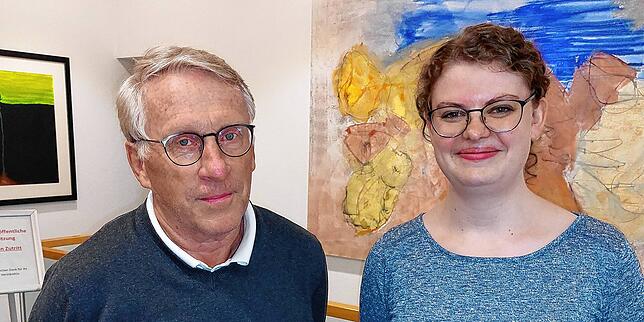 Werner Michel und Dorothea Welzel von der Firma Hydro-Data.