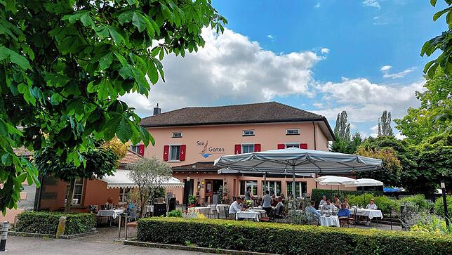 Der Seegarten am Kreuzlinger Hafen – ein lukullisches Kleinod.
